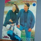 Knitting Patterns, Attitudes by Brunswick, Vol 938, 7 designs, men and women, sweaters & vests