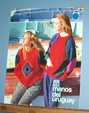 Knitting Pattern, Manos Del Uruguay #4, 8 dazzling designs, men and women