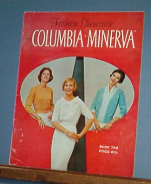 Vintage Knitting Pattern Columbia Minerva Fashion Showcase Bk 739, 1950's  24 designs