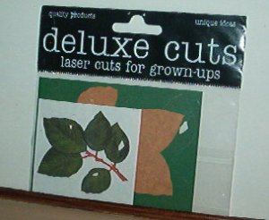 Scrapbooking - Die Cuts - Laser Cut Rose Leaves  New
