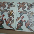 Scrapbooking - Stickers - New  2 sheet - 8 Game Birds