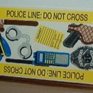 Scrapbooking - Stickers - 1 sheet  Police gear Cop stuff New