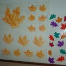 Scrapbooking - Stickers - 1 sheet  Autumn Maple Leaves New