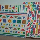 Scrapbooking - Stickers - 3 sheets Alphabet & geometrics Creative Memories New