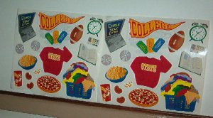 Scrapbooking - Stickers - 2 sheets  College gear