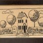 Rubber Stamp Scrapbooking - Wood Mounted - New - Stampin Up - House w Trees 2 X 4"