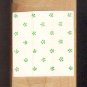 Rubber Stamp Scrapbooking - Wood Mount - Used - Small Flower Background 2X 2 inches