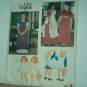 Sewing Pattern Little Vogue 2823 Party dresses and pinafores size 6 Lovely