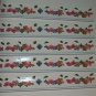 Scrapbooking - Stickers - 5 each - Stripes and pretty flowers