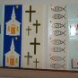 Scrapbooking - Bible, Church, Cross - 2 X 6.5" - New - Stickers