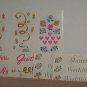 Scrapbooking - Stickers - Wedding - New - 2 X 6"