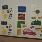 Scrapbooking - Stickers - Travel - Great Escapes - New - 2 X 6" strips