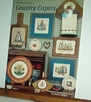 Cross Stitch Pattern, COUNTRY CAPERS by Juana Stewart  14 designs