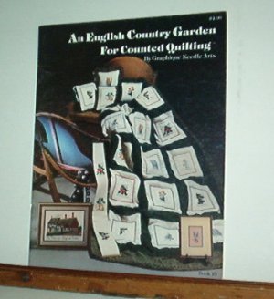 Cross Stitch Pattern, ENGLISH COUNTRY GARDEN SQUARE  + Anne Hathaways Cottage