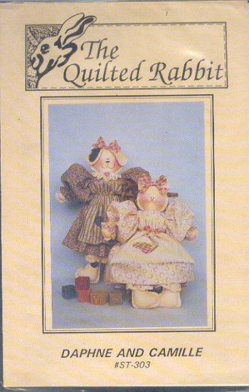 Sewing Pattern The Quilted Rabbit ST303 Daphne and Camille