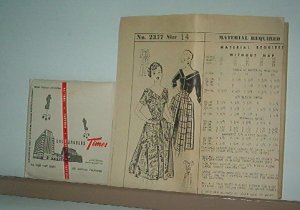 Sewing Pattern Vintage Los Angeles Times Size 14 No. 2357 Blouse and Skirt or Dress