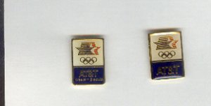 Pin - Collector Pins - Olympic Games 1984 Los Angeles -  AT&T