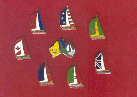 Pin - Collector Pins - America's Cup Sailing Race, Perth Australia