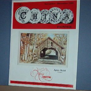 Magazine THE CHINA PAINTER Free Ship in US Porcelain Painting  Nov/Dec 1993