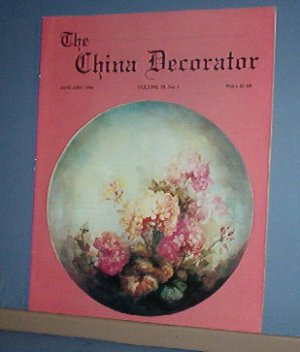 Magazine THE CHINA DECORATOR Free Ship in US Porcelain Painting January 1994