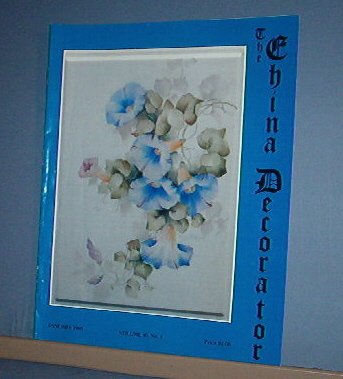 Magazine THE CHINA DECORATOR Free Ship in US Porcelain Painting January 1995
