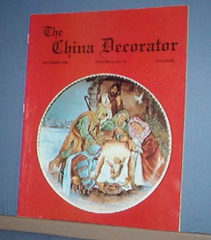 Magazine THE CHINA DECORATOR Free Ship in US Porcelain Painting December 1996