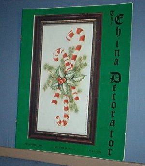 Magazine THE CHINA DECORATOR Free Ship in US Porcelain Painting December 1990