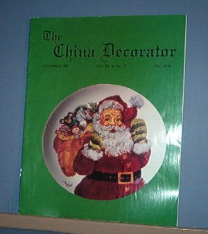 Magazine THE CHINA DECORATOR Free Ship in US Porcelain Painting December 1993