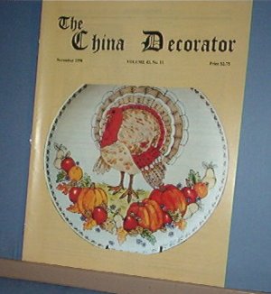 Magazine THE CHINA DECORATOR Free Ship in US Porcelain Painting November 1998