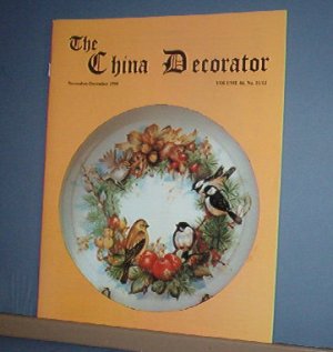 Magazine THE CHINA DECORATOR Free Ship in US Porcelain Painting Nov/Dec 1999