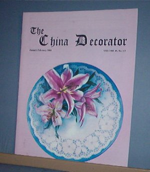 Magazine THE CHINA DECORATOR Free Ship in US Porcelain Painting Jan/ Feb 2000