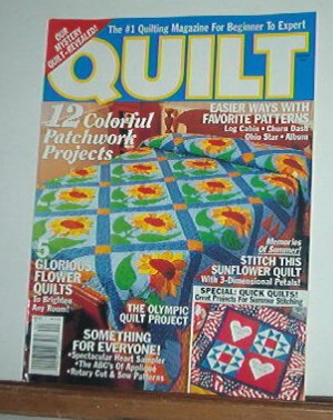 Magazine - Quilt  12 patchwork projects, 5 flower quilts Summer 1996