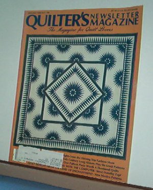 Magazine - Quilter's Newsletter - Quilting, Sewing, Patterns No.198 January 1988