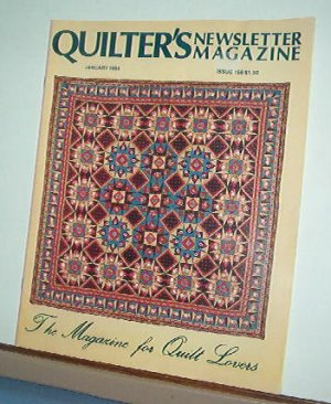 Magazine - Quilter's Newsletter - Quilting, Sewing, Patterns No 158 January 1984