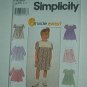 Sewing Pattern Simplicity Child 8054 Dress in six variations, cute sizes 6 mos to 2 years