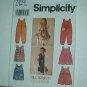 Sewing Pattern Simplicity Child 7213 Jumpsuit, romper and dress with variations size 2 3 4