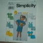 Sewing Pattern Simplicity Child 8674 top, shorts with six variations size 6 mos to 2 years