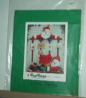 Sewing Pattern Christmas Love Santa..face & arms