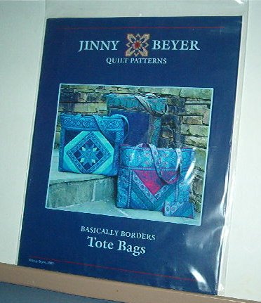 Sewing Pattern Jimmy Beyer Chevron Stripe Tote Bag 14 X 14 X 6"