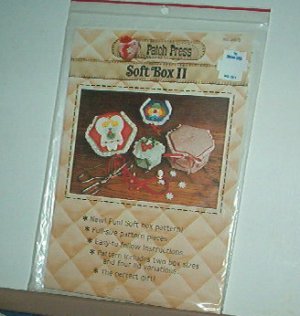 Sewing Pattern Patch Press Soft Boxes 4 sizes 2 kinds of lids