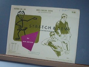 Stretch & Sew Sewing Pattern 100 Men's Raglan Sleeve Size 34 - 48
