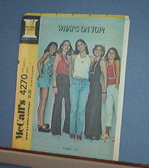 Sewing Pattern McCall's 4270 VARiety of Summer Tops Size 10-12