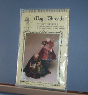 Sewing Pattern Magic Threads SECRET KEEPERS 12" Doll by Julie McCullough
