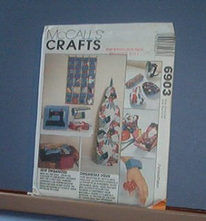 Sewing Pattern McCall's Crafts 6903 Everything for a sewing room as pictured