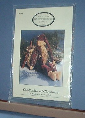Sewing Pattern DeCuylper Trading 135 Old Fashioned 18" Santa with sled (included)