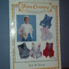 Sewing Pattern  Four Corners The In- Vest 6 variations...Size Sm - XLg