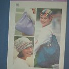 Sewing Pattern Simplicity Vintage 7359 Shoulder bag and hat - Once Size