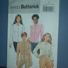 Sewing Pattern:  B4921 Butterick Pretty Blouse Size 16 - 22