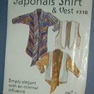 Sewing Pattern:  Japonais Shirt & Vest by Design & Sew #310 Size 4 through 22