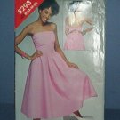Sewing Pattern Butterick 5293 Strapless gown, pretty , size 12-16.